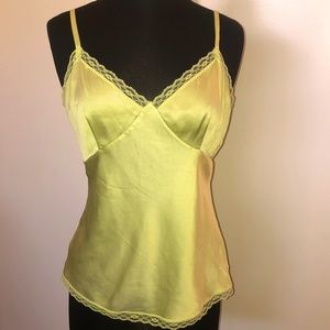 Express Design Studio Vintage Lime Green w/Ivory Lace